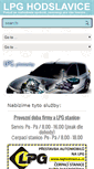 Mobile Screenshot of lpghodslavice.cz